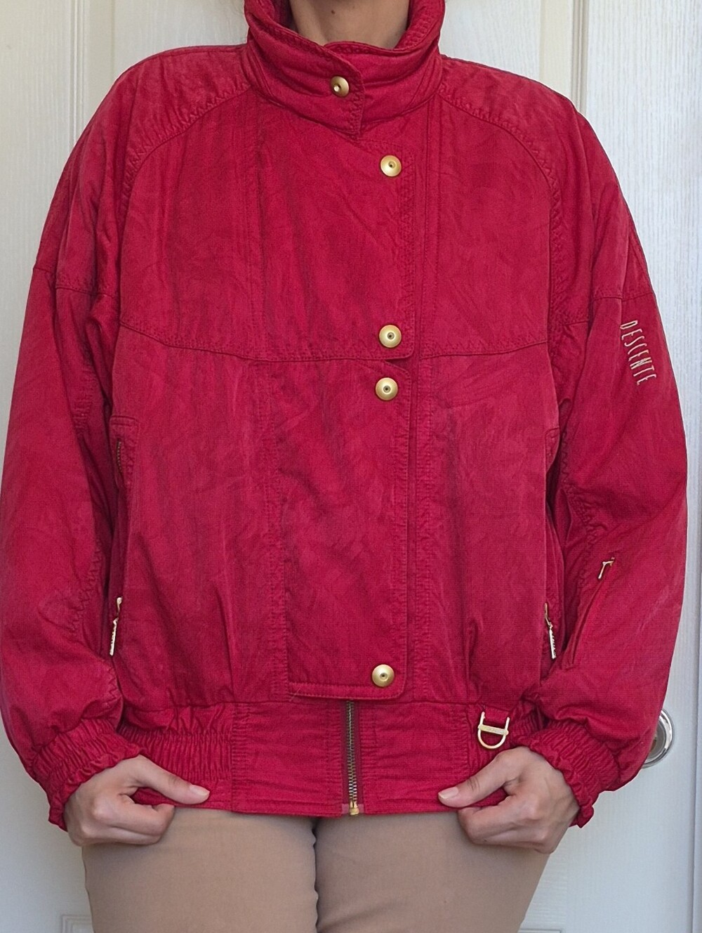 Descente Vintage Snowboarding/Ski Coat Sz 12/Large